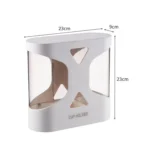 Free Punching Dustproof and Waterproof Wall-mounted Double Cup Holder isposable Cup Taker - Image 3