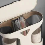 Free Punching Dustproof and Waterproof Wall-mounted Double Cup Holder isposable Cup Taker - Image 4