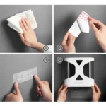 Free Punching Dustproof and Waterproof Wall-mounted Double Cup Holder isposable Cup Taker - Image 8