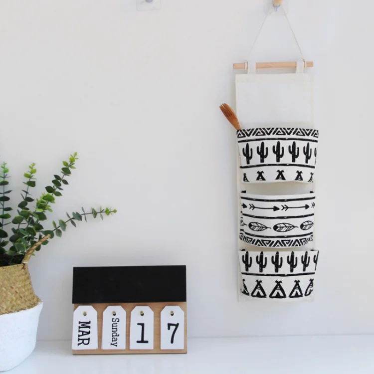 Bedroom Sundries Wall Hanging Bathroom Makeup Organizer Multifunctional Magazines Storage Bags