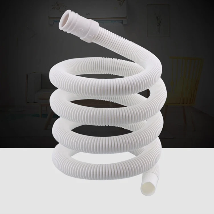 TBD0398864401.webp 18mm Diameter Plastic Drain Pipe Water Outlet Extension Hose with Clamp for Semi-automatic Washing Machine / Air Conditioner - Image 1
