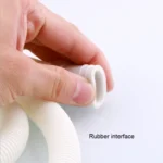 18mm Diameter Plastic Drain Pipe Water Outlet Extension Hose with Clamp for Semi-automatic Washing Machine / Air Conditioner - Image 3