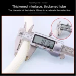 18mm Diameter Plastic Drain Pipe Water Outlet Extension Hose with Clamp for Semi-automatic Washing Machine / Air Conditioner - Image 5