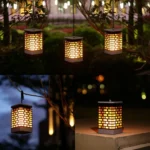 LED Solar Induction Landscape Light Flame Lamp Outdoor Waterproof Garden Lantern - Image 6