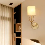 Corridor Aisle Personality Creative Copper Antler Wall Lamp