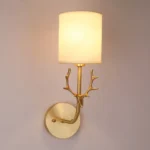 Corridor Aisle Personality Creative Copper Antler Wall Lamp - Image 4
