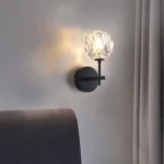 Wall Lamp Villa Hotel Wall Lamp Bedroom Bedside Crystal Wall Lamp - Image 3