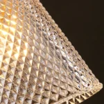 Copper Living Room Bedroom Crystal Wall Lamp - Image 5