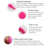 Blackhead Brush Face Cleansing Extractor Remover Tool Silicone Finger Massage Brush Face Exfoliating Cleansing Tool - Image 4