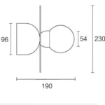 Simple Modern Living Room Bedroom Hallway Wall Lamp - Image 5