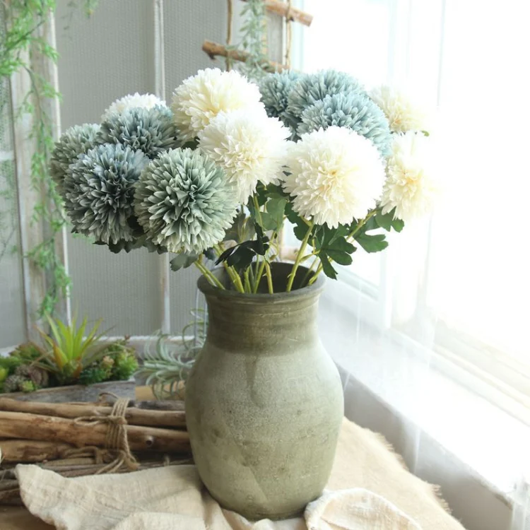 TBD0399551901A_3.webp Dandelion Flower Ball Simulation Flower Home Decoration Wedding Bouquet - Image 4