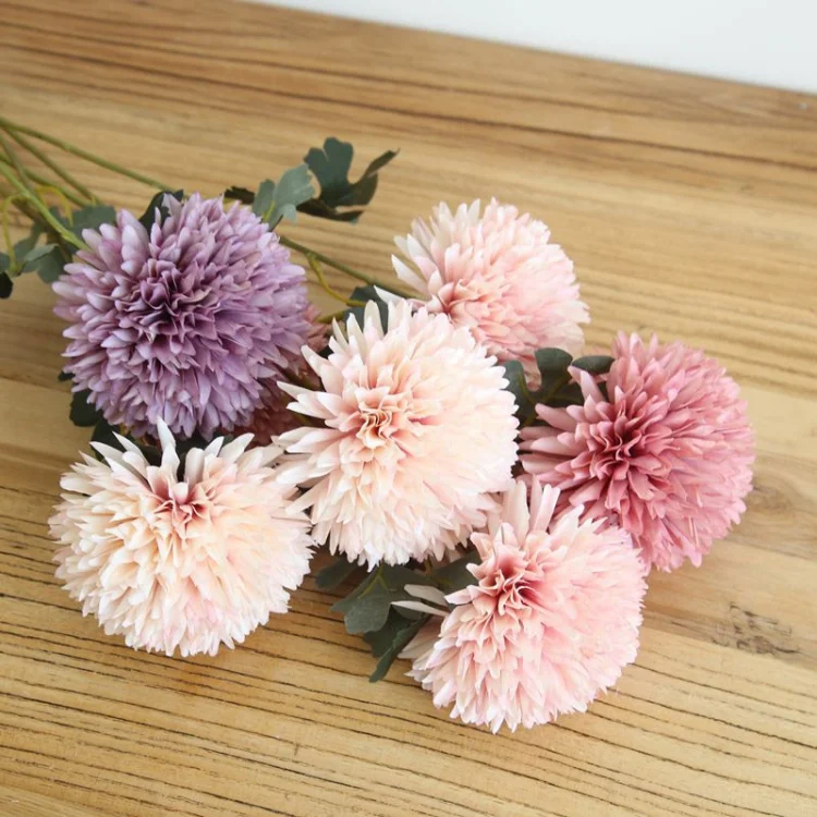 TBD0399551901A_5.webp Dandelion Flower Ball Simulation Flower Home Decoration Wedding Bouquet - Image 6