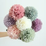 Dandelion Flower Ball Simulation Flower Home Decoration Wedding Bouquet - Image 7