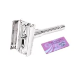 2 PCS Adjustable Safety Classic Stainless Steel Razor Men Safety Double Edge Blade Shaving - Image 4
