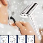 2 PCS Adjustable Safety Classic Stainless Steel Razor Men Safety Double Edge Blade Shaving - Image 6