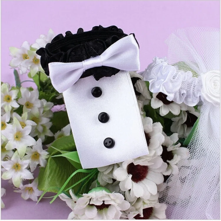 TBD04001677_3.webp A Pair of Bride and Groom Dress Cups Decoration Wedding Supplies - Image 4
