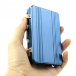 Aluminum Storage Box Business Card Holder Credit Card Bank Card Storage Box - Image 5