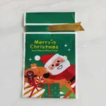 50pcs / Pack Christmas Gift Bag Candy Biscuit Drawstring Bundle Christmas Cookie Bag, Random Pattern Delivery - Image 3