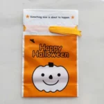 50pcs / Pack Christmas Gift Bag Candy Biscuit Drawstring Bundle Christmas Cookie Bag, Random Pattern Delivery - Image 6