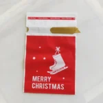 50pcs / Pack Christmas Gift Bag Candy Biscuit Drawstring Bundle Christmas Cookie Bag, Random Pattern Delivery - Image 8