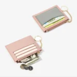 Fashion Stitching Multi-card Zipper Card Bag Multi-function Mini Wallet - Image 4