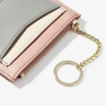 Fashion Stitching Multi-card Zipper Card Bag Multi-function Mini Wallet - Image 5