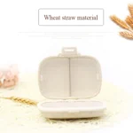 3 PCS 8-Grid Double-layer Portable Mini Straw Pill Storage Box - Image 5