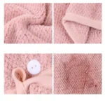 Womens Magic Quick Dry Bath Hair Drying Towel Cap Bathing Tool - Image 6