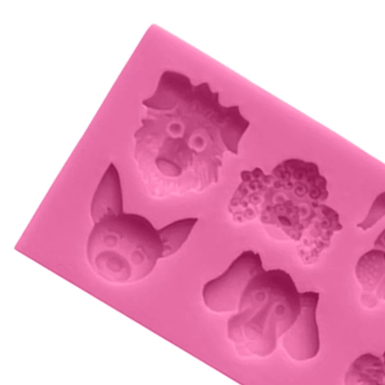 TBD04049040_3.webp Dogs Shape Cartoon Silicone Fondant Cake Decorating Mold - Image 4
