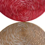 2 PCS Fashion Round Hollow Placemats PVC Table Mats Coffee Cup Pad - Image 6