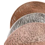 2 PCS Fashion Round Hollow Placemats PVC Table Mats Coffee Cup Pad - Image 7