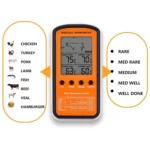 Wireless Remote BBQ Thermometer Dual Probe Digital Cooking Meat Food Oven Thermometer - Image 2