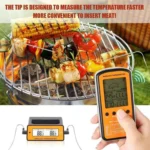 Wireless Remote BBQ Thermometer Dual Probe Digital Cooking Meat Food Oven Thermometer - Image 4