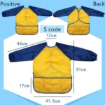 Long Sleeve Apron Drawing Painting Waterproof Smock Children Craft Art Waterproof Clothes - Image 7