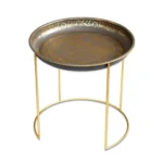 Simple Coffee Table Mini Tea Set Folding Flower Pot Rack Living Room Furniture - Image 6