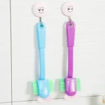 Long Handle Shoe Brush Cleaning Shoe Cleaning Brush Household Items Soft Hair Multi-head Brush Random Color - Image 2