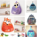 Baby Bath Storage Bag Cartoon Storage  Bag Waterproof Bathroom Mesh Bag - Image 8