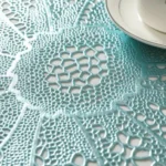 Sunflower Shape Household Fashion PVC Dining Table Placemat Europe Style Kitchen Tools Tableware Pad Coaster Coffee Tea Place Mat - Image 6