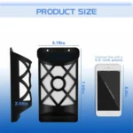 Solar Flame Courtyard Flood Light Wall Lamp Outdoor Lawn Landscape Street Light Induction Lamp - Image 5