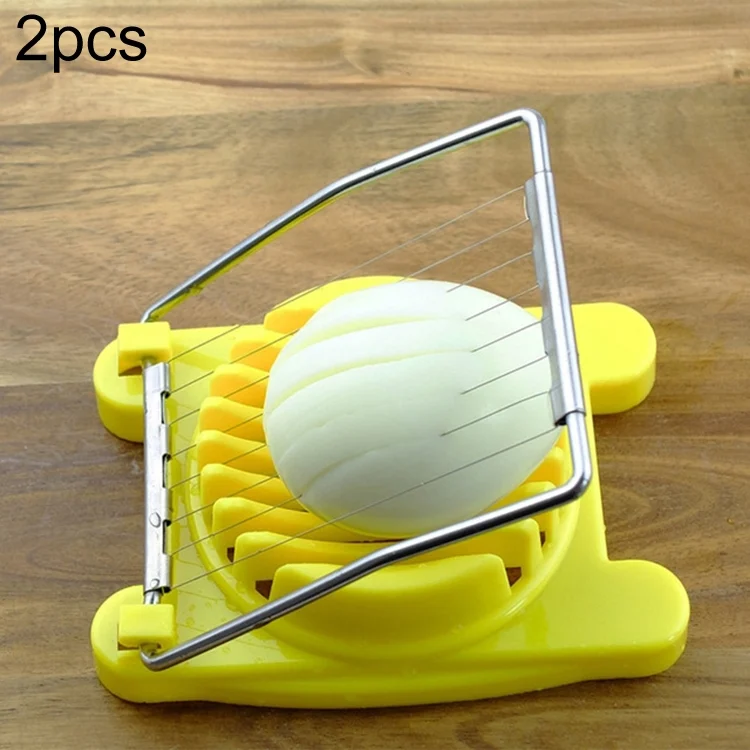 TBD0410327001B.webp 2 PCS Multifunctional Stainless Steel Egg Preserved Egg Slicer Fancy Splitter Kitchen Supplies Egg Cutting Tools - Image 1