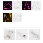 LED Neon Pendant Decoration Lamp Warm Night Light - Image 6
