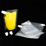 4 PCS Transparent Self-Supporting Mouth Bag Milk Juice Drink Outlet Wine Bag - Image 8