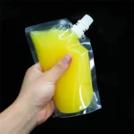 4 PCS Transparent Self-Supporting Mouth Bag Milk Juice Drink Outlet Wine Bag - Image 10