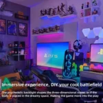 Bluetooth Suit Smart Music Sound Control Light Strip Non-waterproof 5050 RGB Colorful Atmosphere LED Light Strip With 24-Keys Remote Control - Image 8