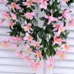 Artificial Flower Wall Hanging Lily Flower Vine Basket Flower Party Decorations - Image 6