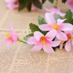Artificial Flower Wall Hanging Lily Flower Vine Basket Flower Party Decorations - Image 7