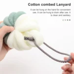 Portable Hanging Bath Flower Ball Soft Foaming Shower Massage Ball Body Exfoliating Bath Brush - Image 3
