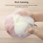 Portable Hanging Bath Flower Ball Soft Foaming Shower Massage Ball Body Exfoliating Bath Brush - Image 6