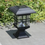 Solar Pillar Light Outdoor Waterproof Decorative Garden Lawn Wall Lamp - Image 3