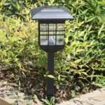 Solar Pillar Light Outdoor Waterproof Decorative Garden Lawn Wall Lamp - Image 4